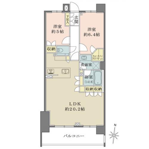 2LDKから3LDKへ間取り変更可能です(別途工事費用が発生します)