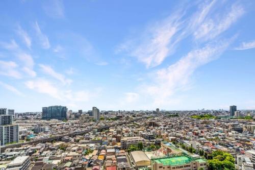 W棟21階部分東南角住戸、大井町・戸越エリアを一望する眺望