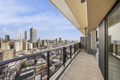 広々とした開放的な南向きバルコニー