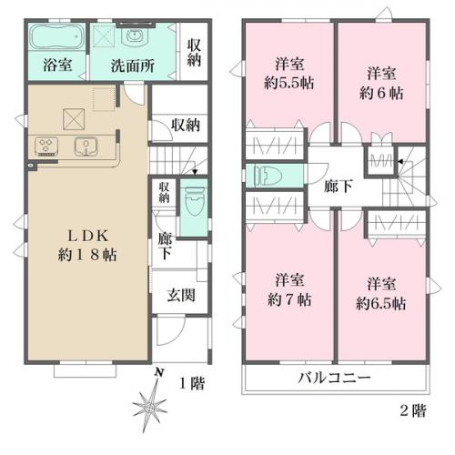 約3.3m2の収納有