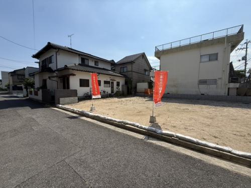 現地土地写真です。現況更地のNo.B区画です。