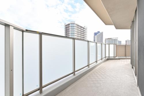 角住戸の為、バルコニーのスペースは広く確保されています。