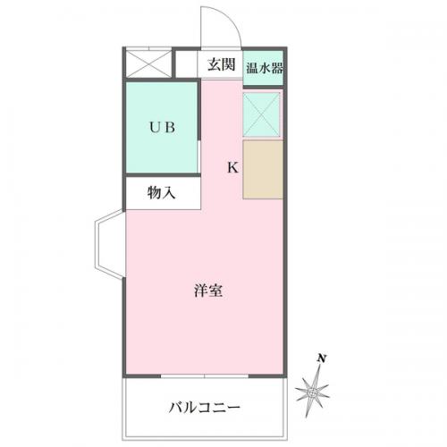 バルコニーは存在しますが、面積を示す資料不詳。