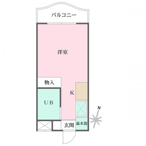 バルコニーは存在しますが、面積を示す資料不詳。