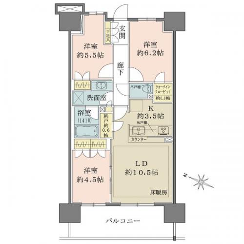 室内大変きれいにお使いです。