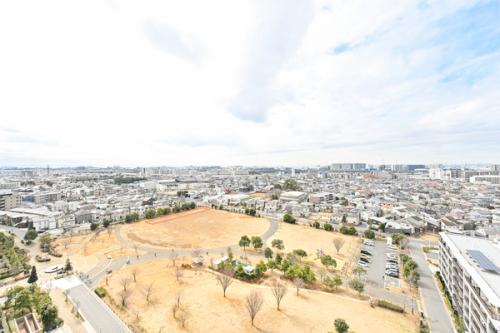 天候によっては東京スカイツリー、東京湾、富士山が望めます。