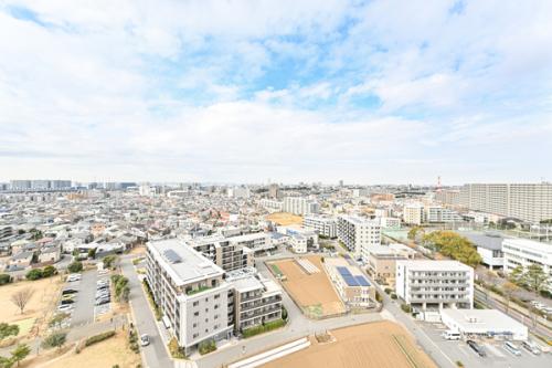 天候によっては東京スカイツリー、東京湾、富士山が望めます。