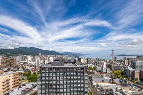 屋上スカイテラスからの眺望