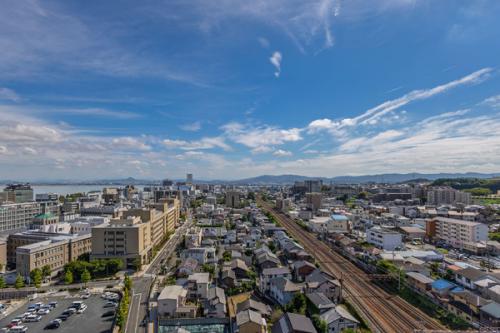 屋上スカイテラスからの眺望