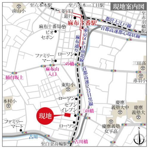 現地案内図