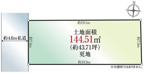 土地面積144.51平米（約43.71坪）