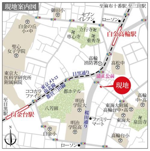 現地案内図 現地案内図