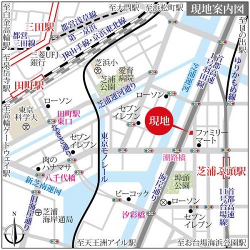現地案内図 現地案内図
