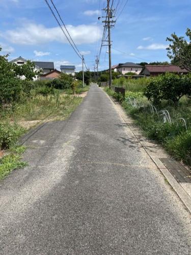 前面道路東向き