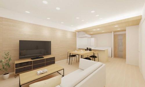 内装完成予想図：LDK