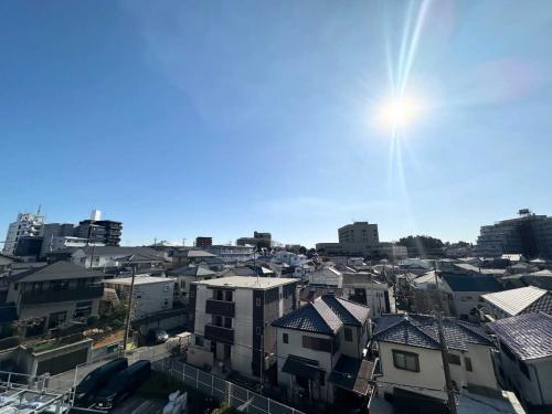 眺望：バルコニーから