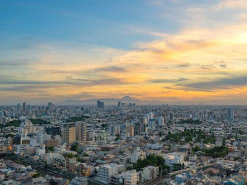 眺望：夕景(ズームなし)