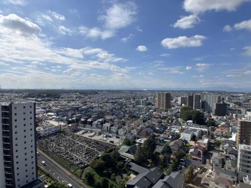 眺望：バルコニーから