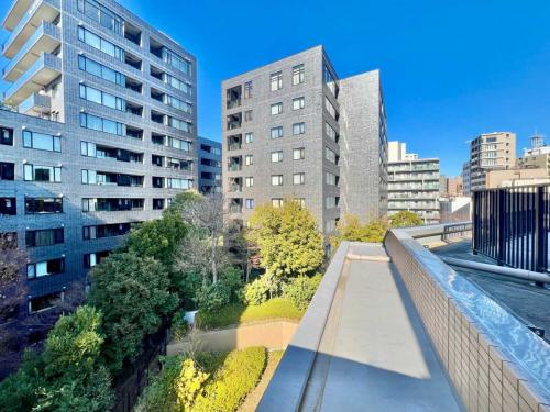 眺望：バルコニーから