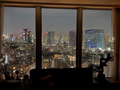 眺望：リビングよりの眺望(夜景・東京スカイツリーを望む)・ズームなし