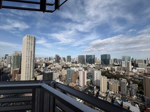 眺望：(東京タワー・東京スカイツリー)を望む・ズームなし
