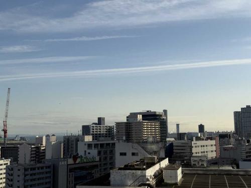 眺望：バルコニーから