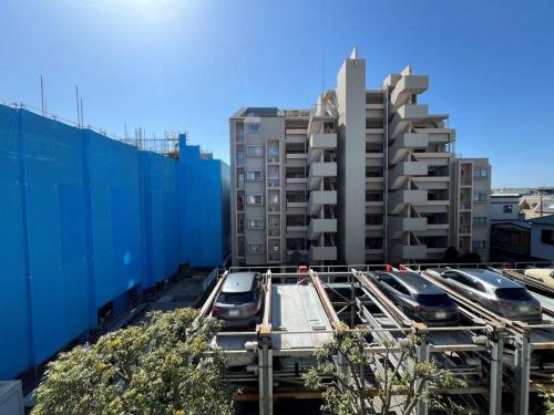 眺望：バルコニーから