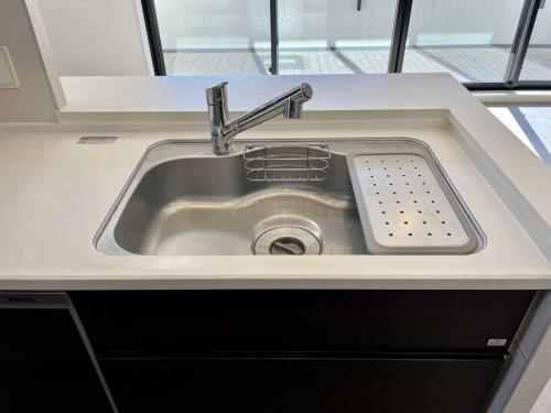 キッチン：水栓一体型浄水器