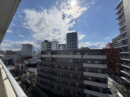 眺望：バルコニーから