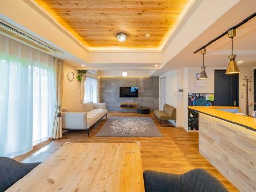 LDK：ダイニング部分に床暖房付設