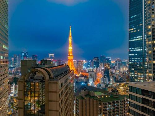 眺望：南西側バルコニーから（夜景）