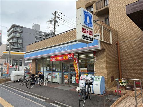 ローソン桑津店　420ｍ