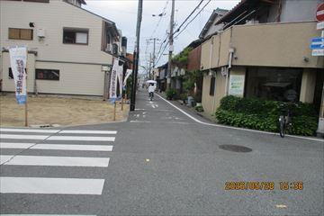 北側道路