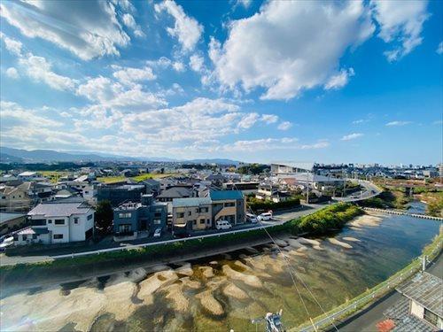 西側バルコニーからの眺望