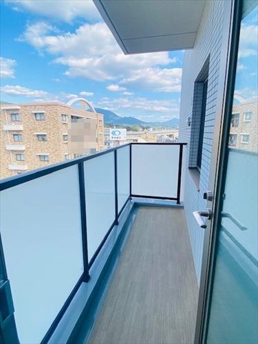 北側バルコニー