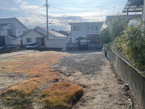 現地北側から南側撮影