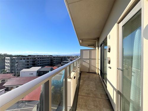 南西側バルコニー