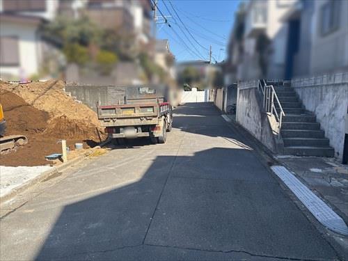 前面道路写真（2026年2月撮影）