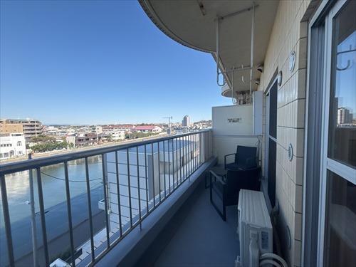 バルコニーからの景色（北西側）