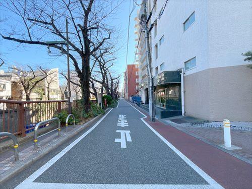前面道路(2026年1月撮影)