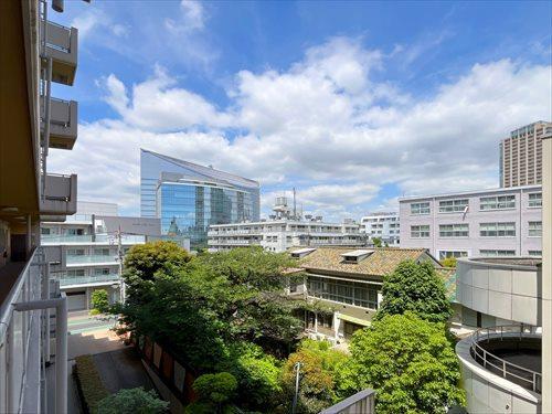 4階共用廊下からの眺望