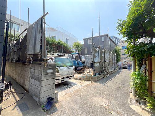 現地(2026年7月撮影対象地手前側)