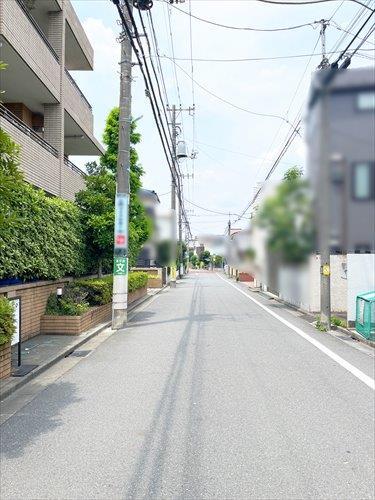 現地前面道路