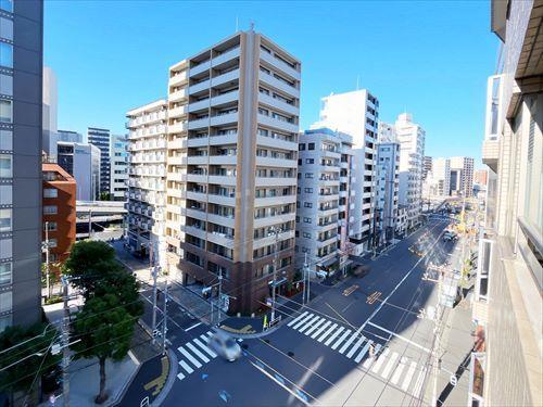 西側バルコニーからの眺望