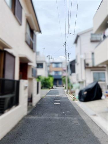 現地前道路