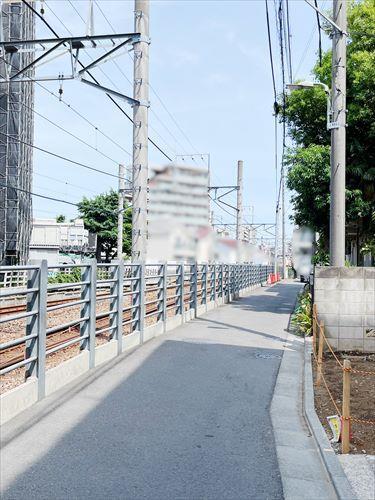現地前道路