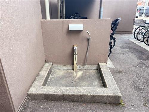 ペット足洗い場