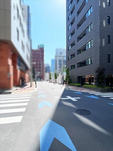 現地前道路