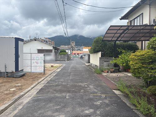 北側前面道路（2025年9月撮影）