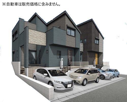 完成予定図（右1号棟・左2号棟）